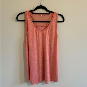 Plus - Work Out Tank Coral Top - 2X